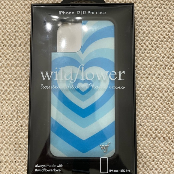 Wildflower Blue Moon Latte iPhone 12/12 Pro Phone Case - Picture 2 of 2
